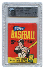 1965 Topps Baseball Unopened Sealed 5 Cent Wax Pack GAI 8.5 (NM-MT+) 10412786