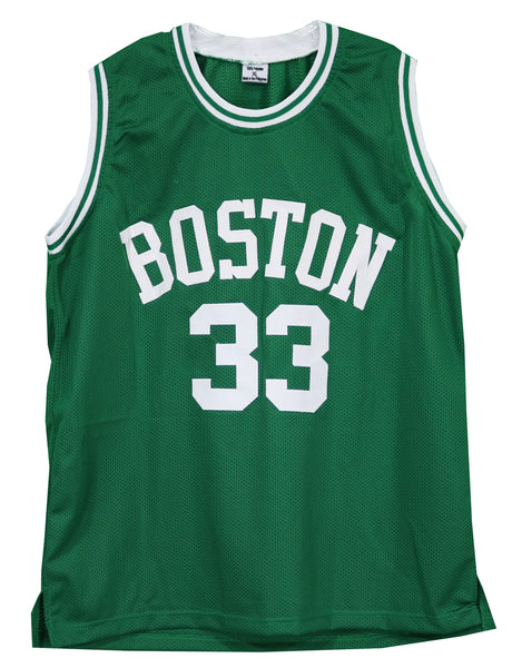Larry Bird Signed Celtics Warm Up Shirt (Bird Hologram)