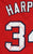 Bryce Harper Washington Nationals Signed Autographed Red #34 Custom Jersey Global COA - BLEEDING