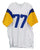 Andrew Whitworth Los Angeles Rams Signed Autographed White #77 Custom Jersey JSA Witnessed COA Sticker Hologram Only