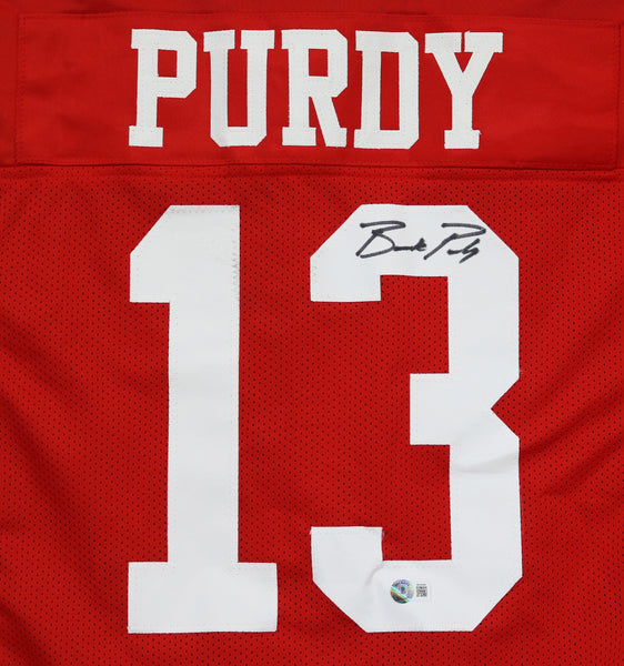 Brock Purdy San Francisco 49ers Signed Autographed White Custom Jersey –