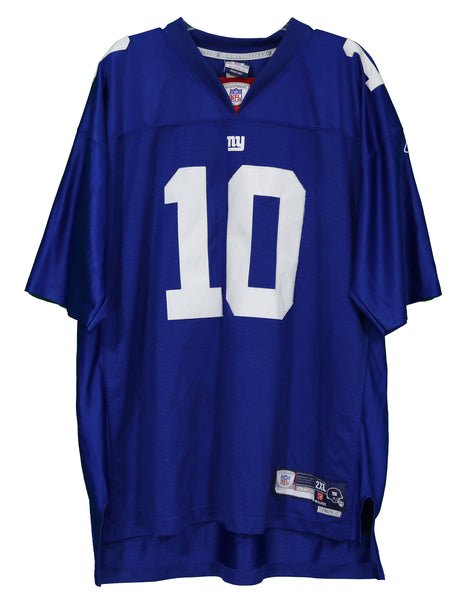 Eli Manning New York Giants Signed Autographed Blue #10 Reebok Jersey –