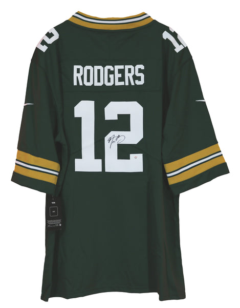 AARON RODGERS Jersey Autographed GREEN BAY PACKERS BAS COA