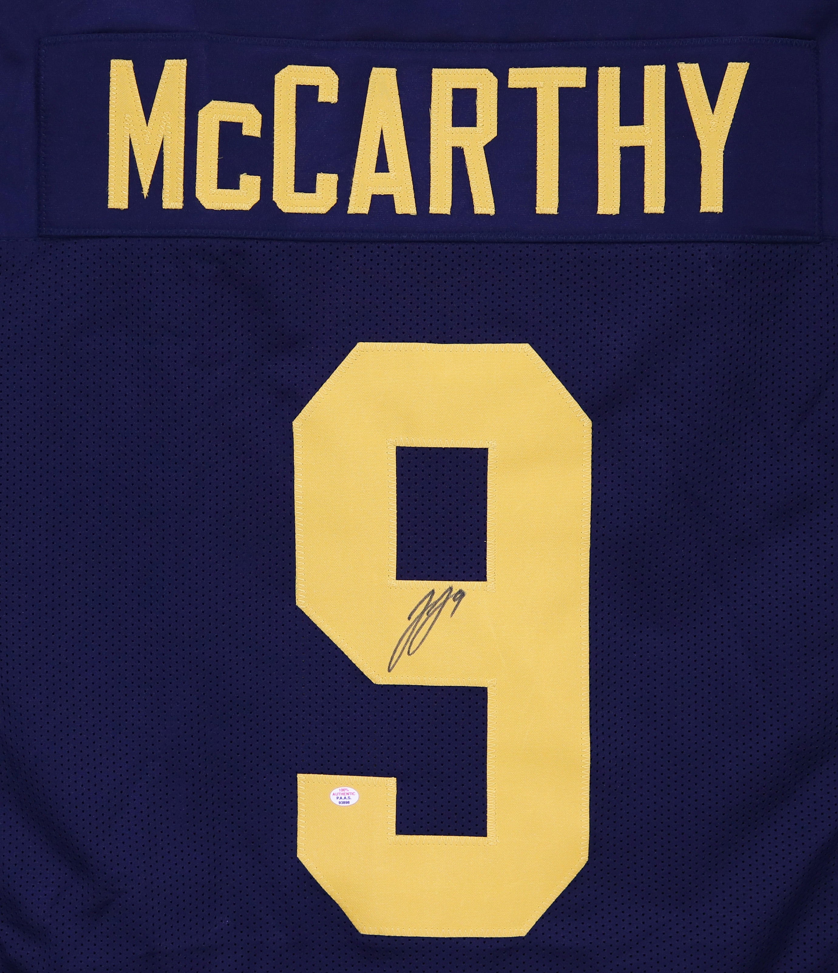 J J McCarthy Michigan Wolverines Signed Autographed Custom Jersey j-j-mccarthy-michigan-wolverines-signed-autographed-custom-jersey