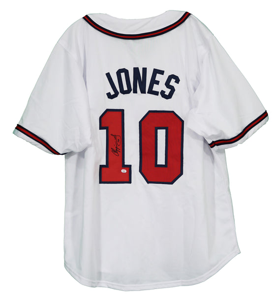 Atlanta Braves #10 Chipper Jones Gray Jersey on sale,for Cheap