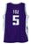 De'Aaron Fox Sacramento Kings Signed Autographed Purple #5 Custom Jersey Beckett Witness Certification