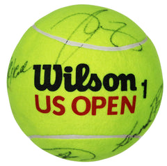 Venus Williams, Billie Jean King and Others Signed Autographed Jumbo US Open Tennis Ball