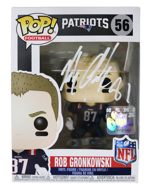 Rob Gronkowski autographed Funko Pop JSA authentication silver  ink!