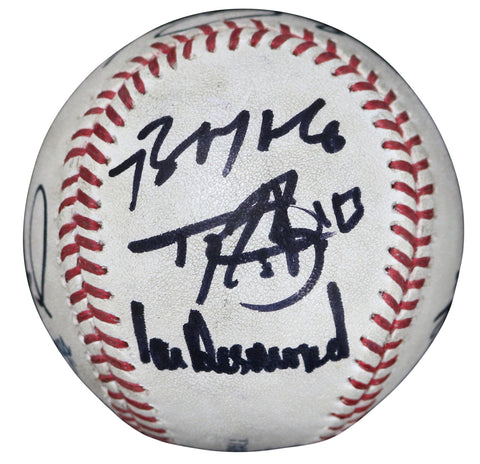 Texas Rangers 2016 Signed Autographed Rawlings Official Major League Baseball with Display Holder - 7 autographs