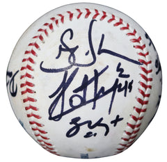 Oakland Athletics 2016 Signed Autographed Rawlings Official Major League Baseball with Display Holder - 10 Autographs