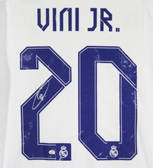 Vini Jr. Signed Autographed Real Madrid #20 White Jersey PAAS COA