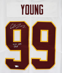 Chase Young Washington Commanders Signed Autographed White #99 Jersey Fanatics Certification