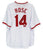 Pete Rose Cincinnati Reds Signed Autographed White #14 Custom Jersey JSA COA