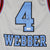 Chris Webber Sacramento Kings Signed Autographed White #4 YOUTH Jersey JSA COA - SPOTS
