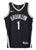 Mikal Bridges Brooklyn Nets Signed Autographed Black #1 Jersey PSA COA Sticker Hologram Only