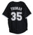 Frank Thomas Chicago White Sox Signed Autographed Black #35 Custom Jersey JSA Witnessed COA