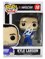 Kyle Larson Signed Autographed NASCAR FUNKO POP #16 Vinyl Figure JSA COA