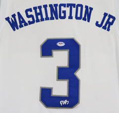 Tyty Washington Jr. Kentucky Wildcats Signed Autographed White #3 Jersey PSA COA