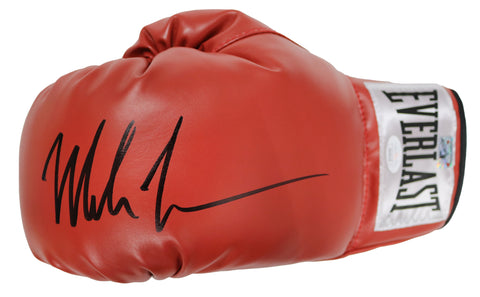 Mike Tyson Signed Autographed Red Everlast Boxing Glove JSA Witnessed COA