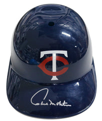 Paul Molitor Minnesota Twins Signed Autographed Full Size Souvenir Baseball Batting Helmet Schwartz COA