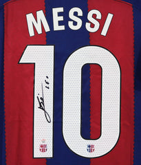 Lionel Messi Signed Autographed Barcelona 2023-24 Home Jersey PAAS COA