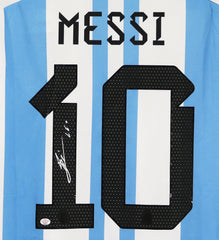 Lionel Leo Messi Signed Autographed Argentina World Cup 2022 Home Jersey PAAS COA