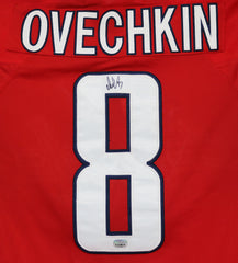 Alex Ovechkin Washington Capitals Signed Autographed Red #8 Jersey Fanatics Certification