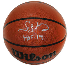 Sidney Moncrief Milwaukee Bucks Signed Autographed Wilson NBA Basketball Schwartz COA