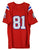 Randy Moss New England Patriots Signed Autographed Red #81 Custom Jersey Beckett Witness Certification