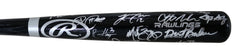 Washington Nationals 2016 Team Signed Autographed Rawlings Pro Black Baseball Bat Global COA Harper Strasburg