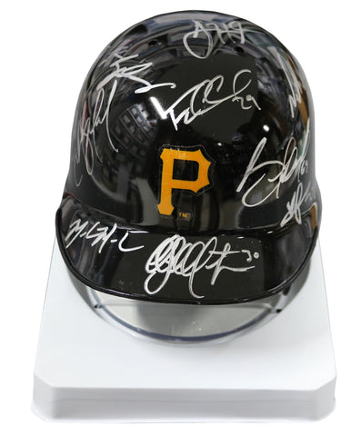 Pittsburgh Pirates 2015 Team Signed Autographed Mini Batting Helmet Authenticated Ink COA - Andrew McCutchen