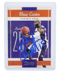 Vince Carter Phoenix Suns Signed Autographed 2011 Panini NBA Hoops #25 Basketball Card Five Star Grading Certified
