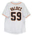 Framber Valdez Houston Astros Signed Autographed White #59 Custom Jersey Beckett Witness Certification