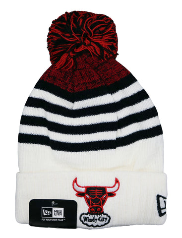 Chicago Bulls Windy City New Era Men's Winter Hat with Pom