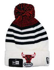 Chicago Bulls Windy City New Era Men's Winter Hat with Pom