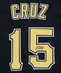 Oneil Cruz Pittsburgh Pirates Signed Autographed Black #15 Custom Jersey PAAS COA