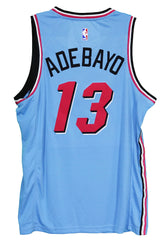 Bam Adebayo Miami Heat Blue #13 Nike City Edition Jersey