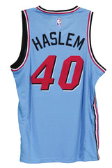 Udonis Haslem Miami Heat Blue #40 Nike City Edition Jersey