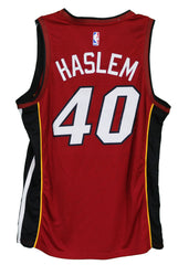 Udonis Haslem Miami Heat Red #40 Nike Jersey