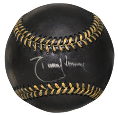 Randy Johnson Arizona Diamondbacks Signed Autographed Black Baseball JSA Witnessed COA with Display Holder