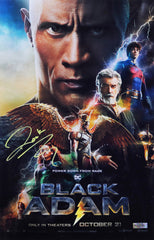 Dwayne The Rock Johnson Signed Autographed 17" x 11" Black Adam Movie Poster Photo Heritage Authentication COA