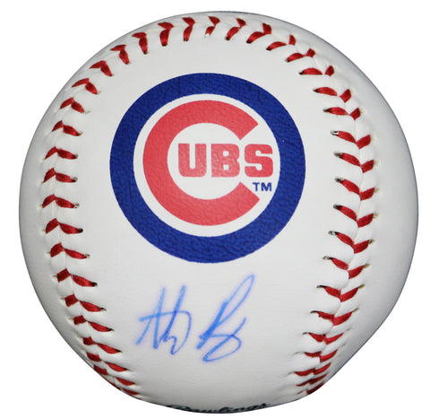 Anthony Rizzo Chicago Cubs Signed Autographed Rawlings Major League Logo Baseball Global COA with Display Holder