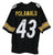 Troy Polamalu Pittsburgh Steelers Signed Autographed Black #43 Custom Jersey JSA COA