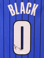Anthony Black Orlando Magic Signed Autographed Blue #0 Jersey JSA COA