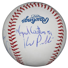 Toronto Blue Jays 2015 Signed Autographed Rawlings Official Major League Baseball with Display Holder - 7 Autographs - Kevin Pillar