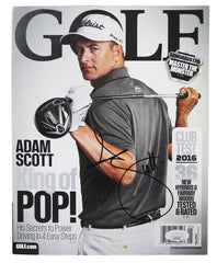 Adam Scott Signed Autographed Golf Magazine JSA COA