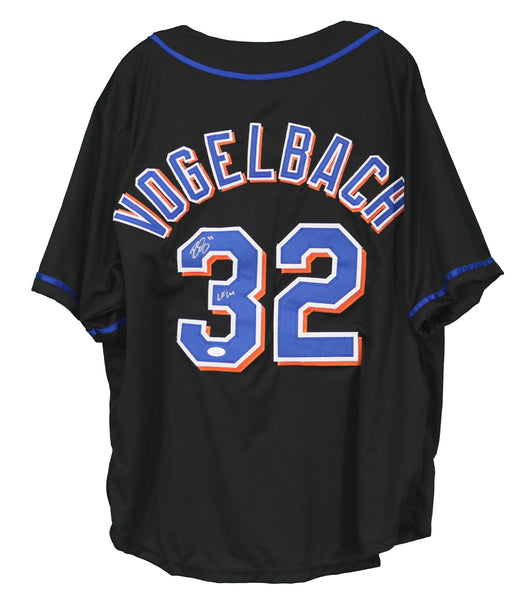 Daniel Vogelbach New York Mets Signed Autographed Black Custom Jersey –