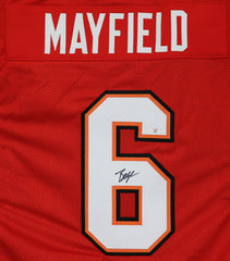 Baker Mayfield Tampa Bay Buccaneers Signed Autographed Red #6 Custom Jersey PAAS COA