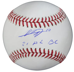 Yuli Gurriel Houston Astros Signed Autographed Rawlings Official Major League Baseball JSA Witnessed COA with Display Holder