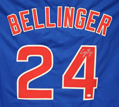 Cody Bellinger Chicago Cubs Signed Autographed Blue #24 Custom Jersey PAAS COA